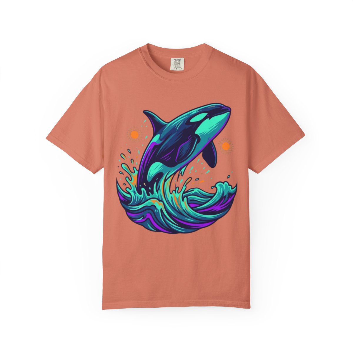 Color: Terracotta | Orca Unisex Garment-Dyed Tee
