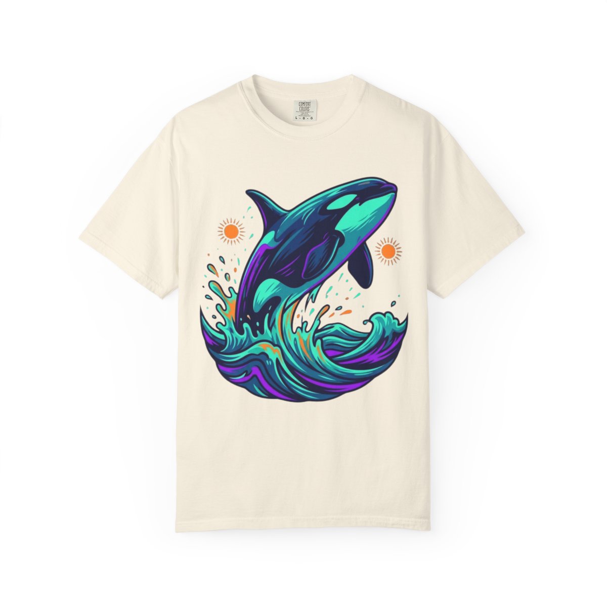 Color: Ivory | Orca Unisex Garment-Dyed Tee