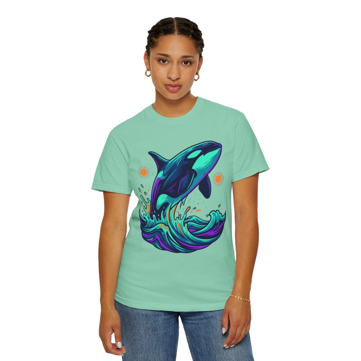 Color: Island Reef | Orca Unisex Garment-Dyed Tee