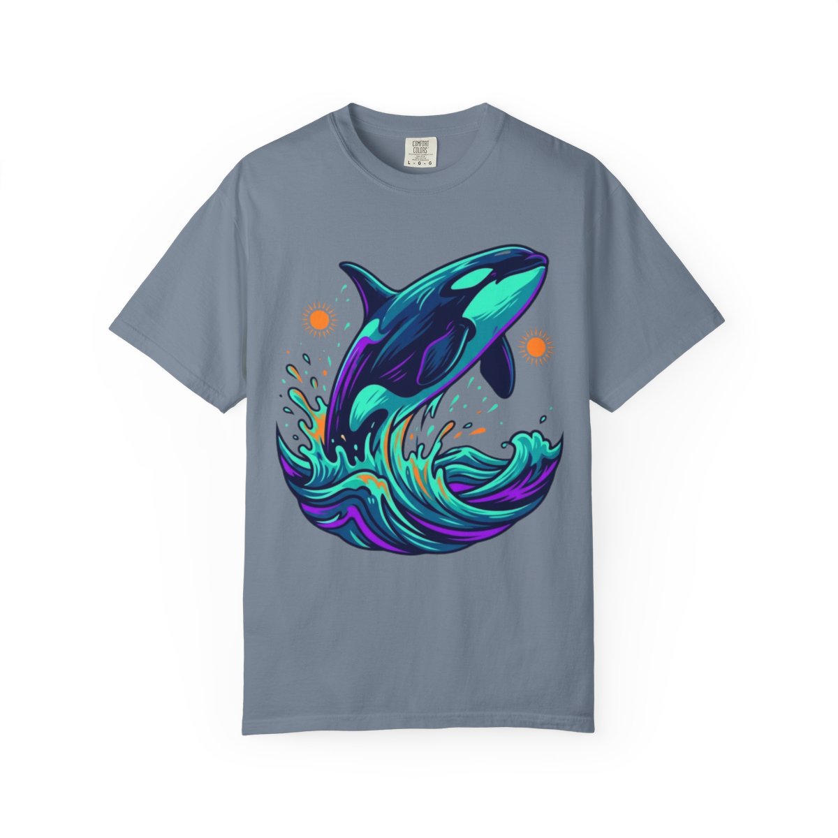 Color: Blue Jean | Orca Unisex Garment-Dyed Tee