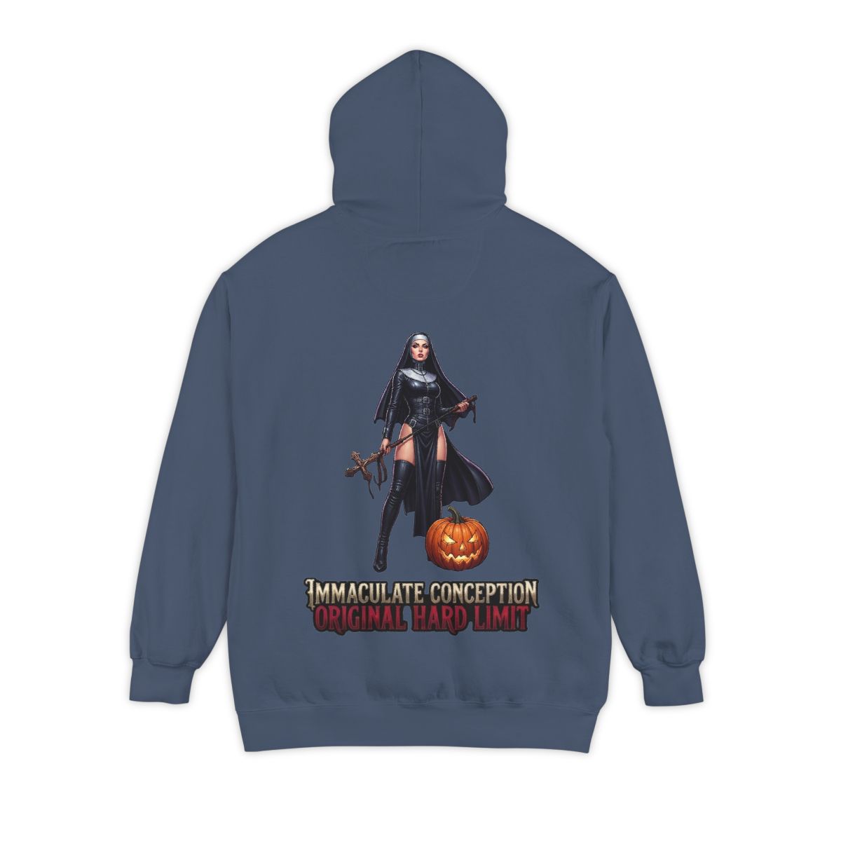 Color: Denim | Original Hard Limit Garment-Dyed Hoodie