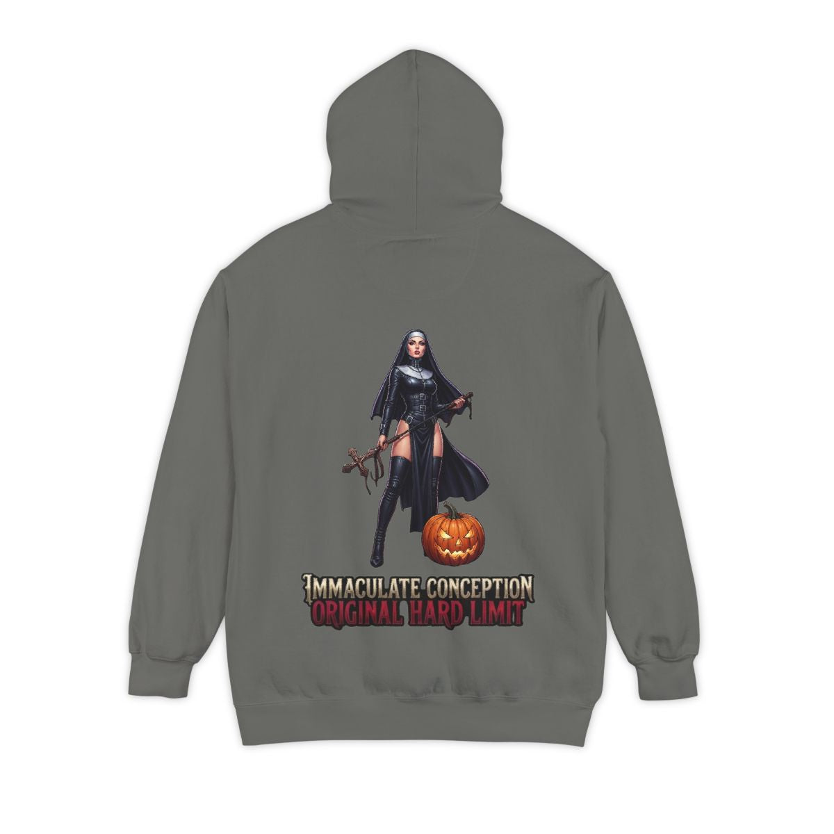 Color: Grey | Original Hard Limit Garment-Dyed Hoodie