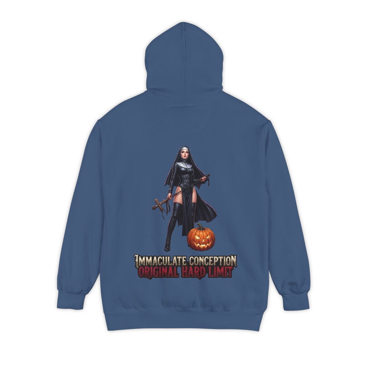 Color: True Navy | Original Hard Limit Garment-Dyed Hoodie