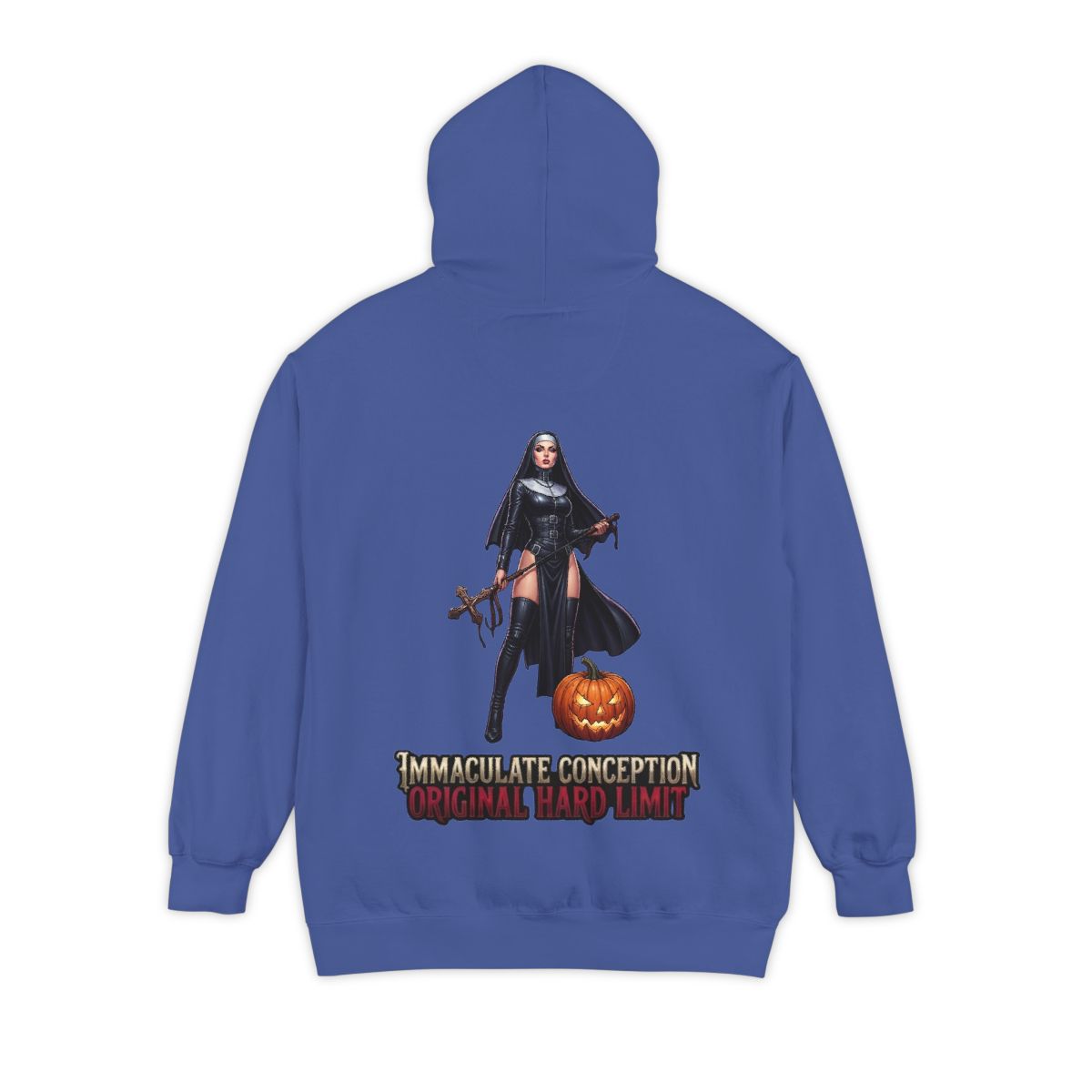 Color: Flo Blue | Original Hard Limit Garment-Dyed Hoodie