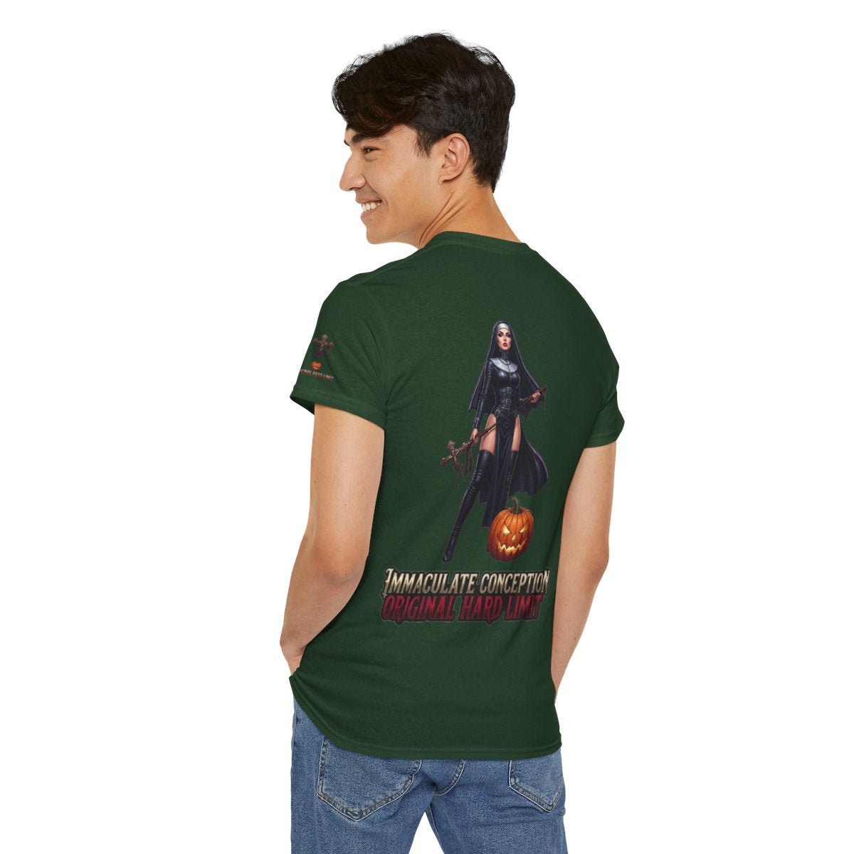 Color: Forest Green | Original Hard Limit Premium Graphic Tee