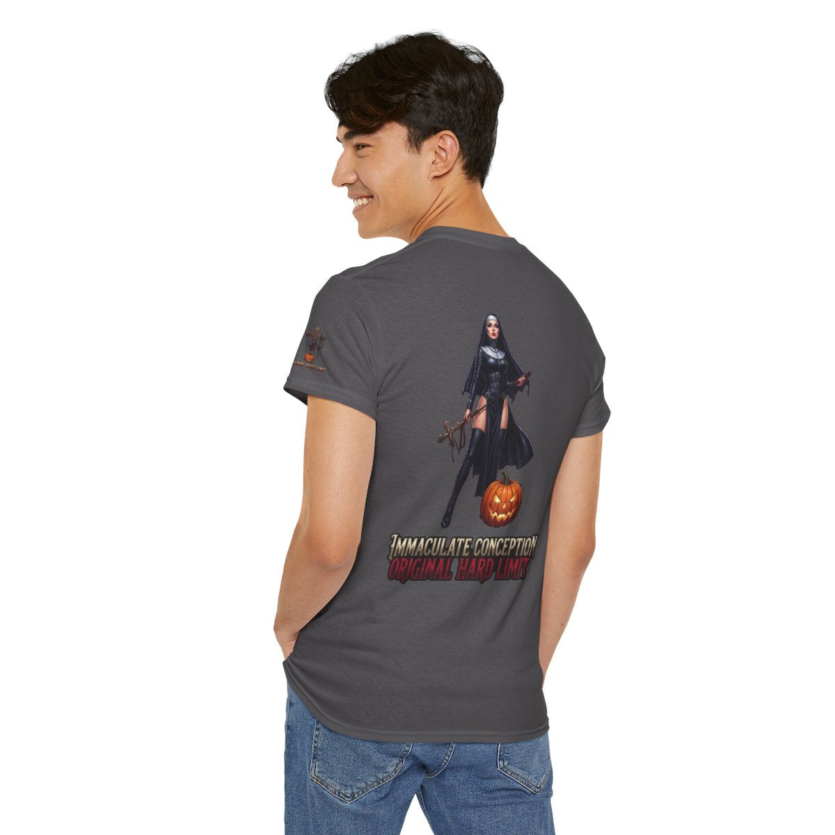 Color: Charcoal | Original Hard Limit Premium Graphic Tee