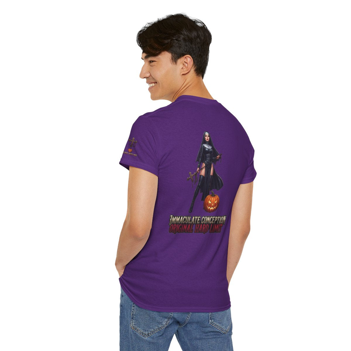 Color: Purple | Original Hard Limit Premium Graphic Tee