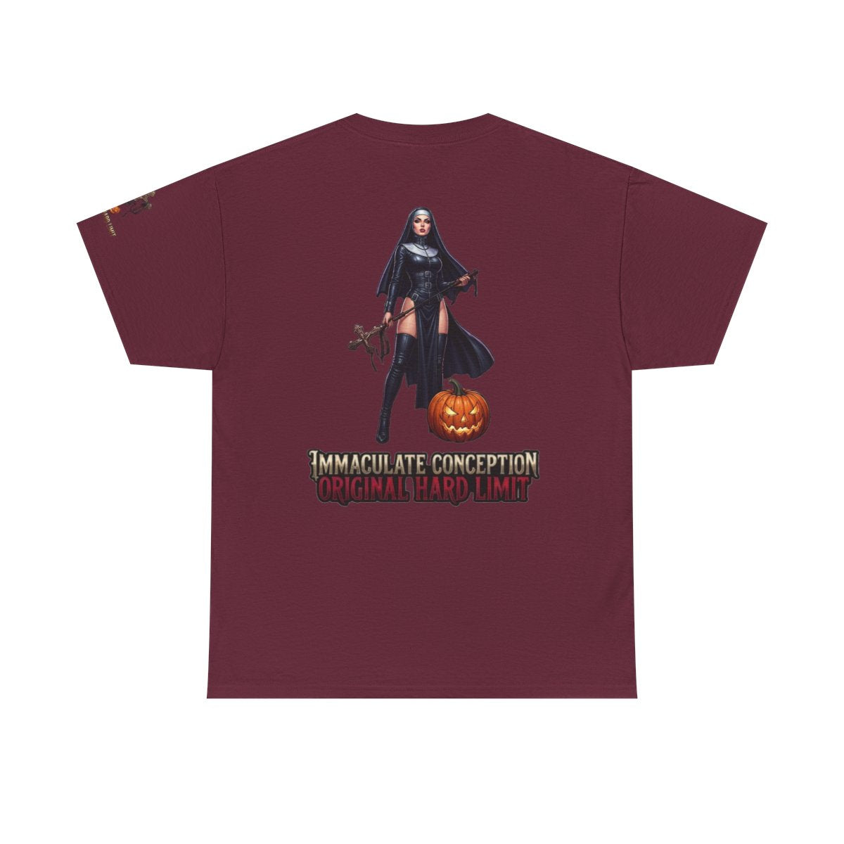 Color: Maroon | Original Hard Limit Premium Graphic Tee