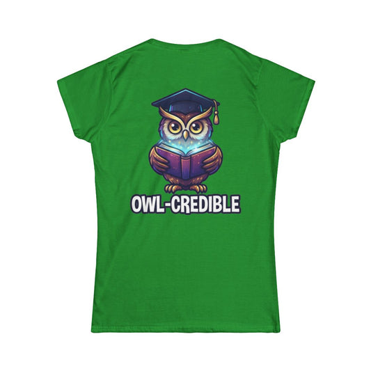 Color: Irish Green | Owl Credible Women's Tee