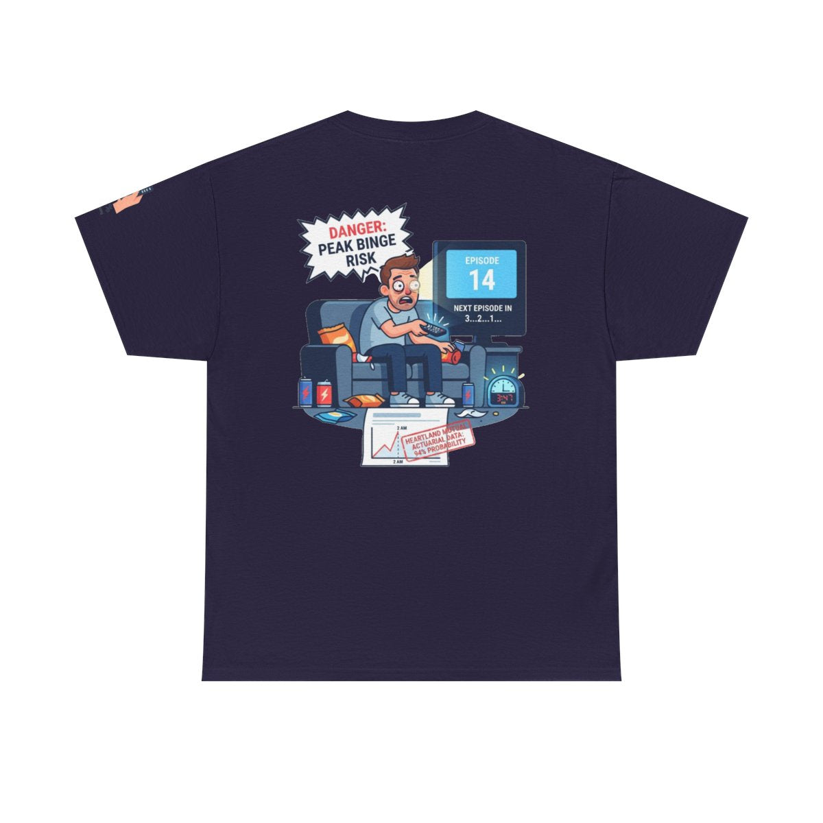 Color: Blackberry | Peak Bing Risk Premium Graphic Tee