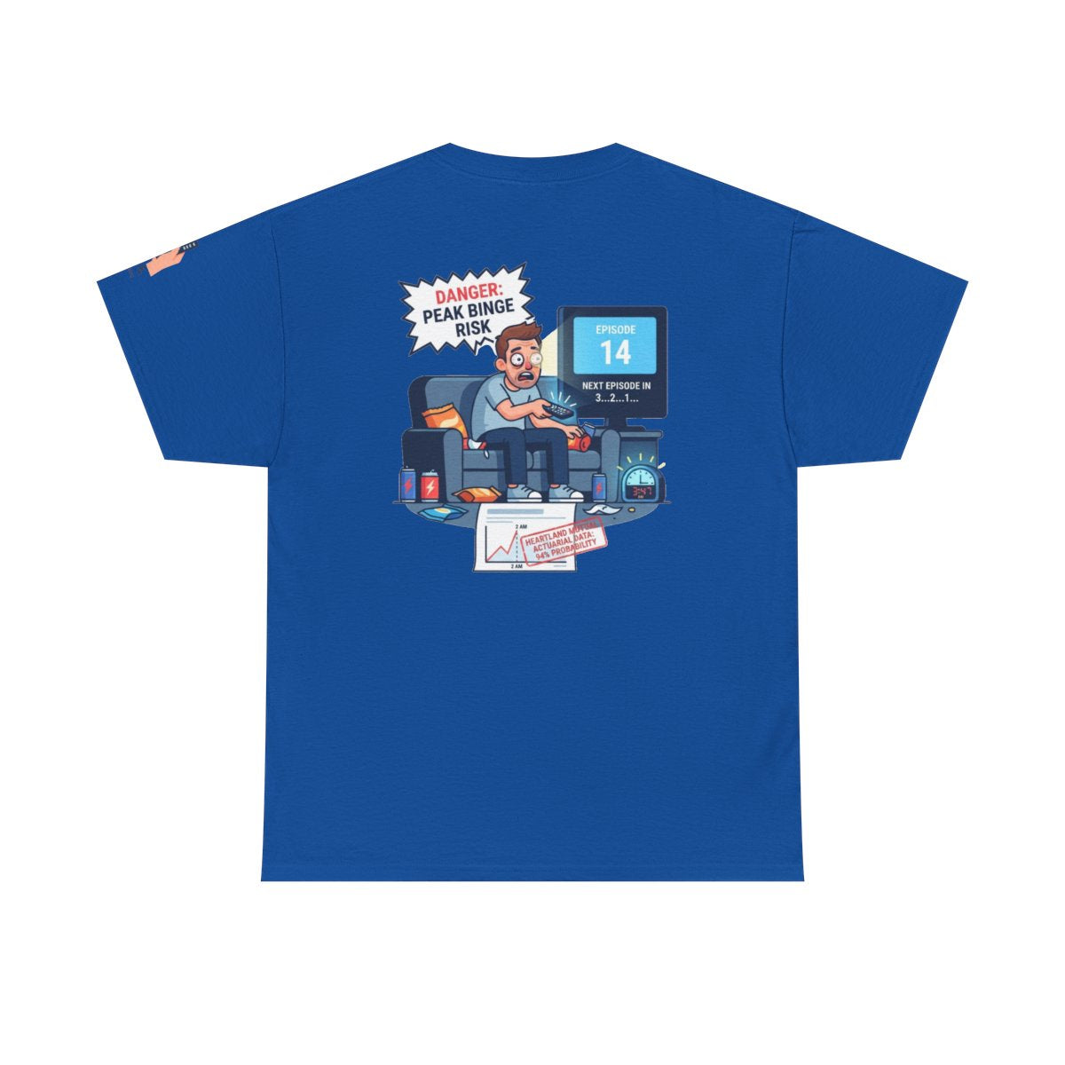 Color: Royal | Peak Bing Risk Premium Graphic Tee