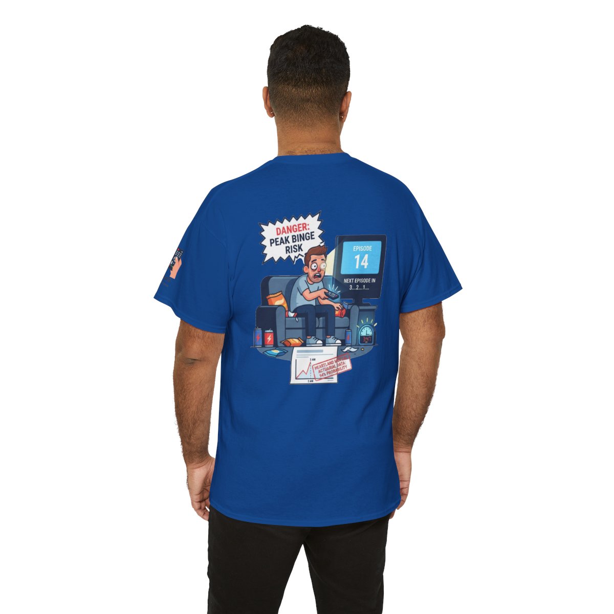 Color: Royal | Peak Bing Risk Premium Graphic Tee