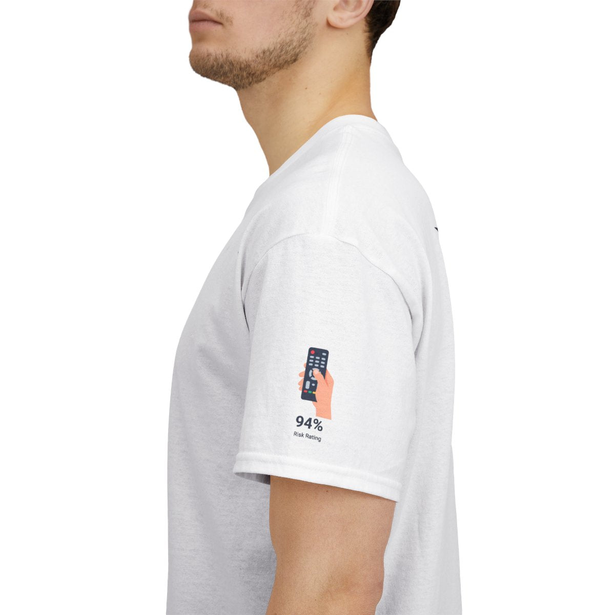 Color: White | Peak Bing Risk Premium Graphic Tee