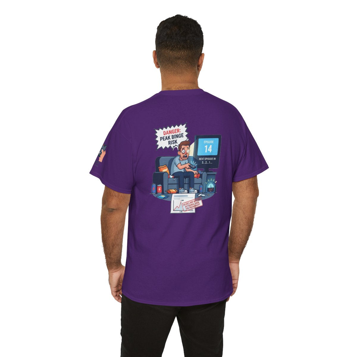 Color: Purple | Peak Bing Risk Premium Graphic Tee