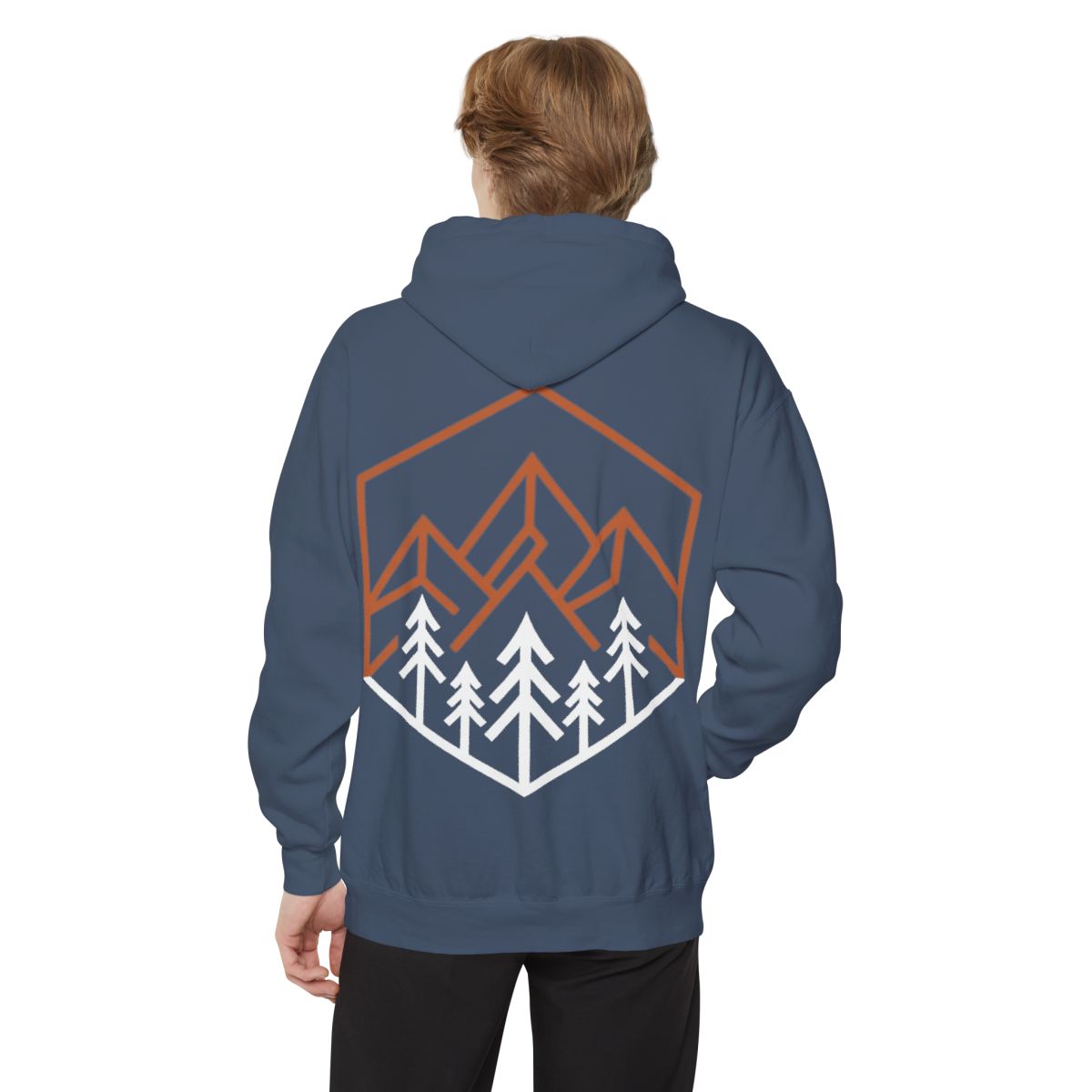 Color: Denim | Peaks Garment-Dyed Hoodie