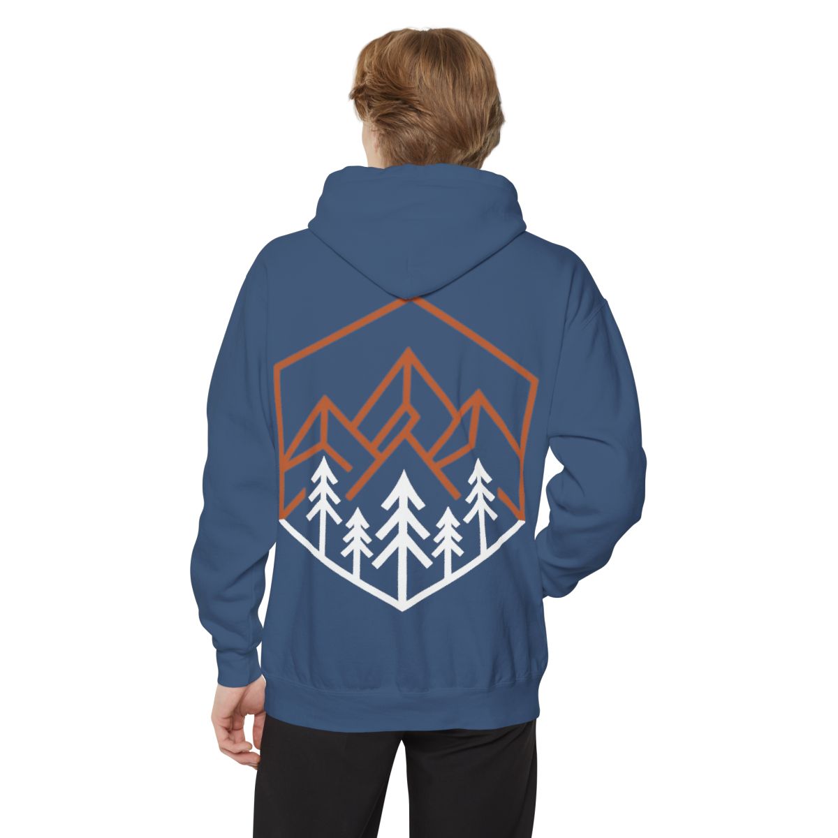 Color: True Navy | Peaks Garment-Dyed Hoodie
