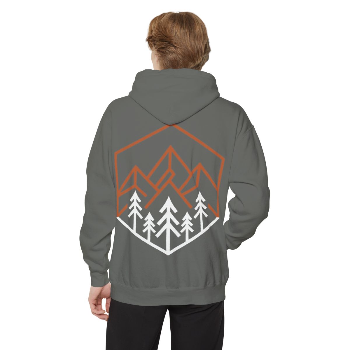 Color: Grey | Peaks Garment-Dyed Hoodie