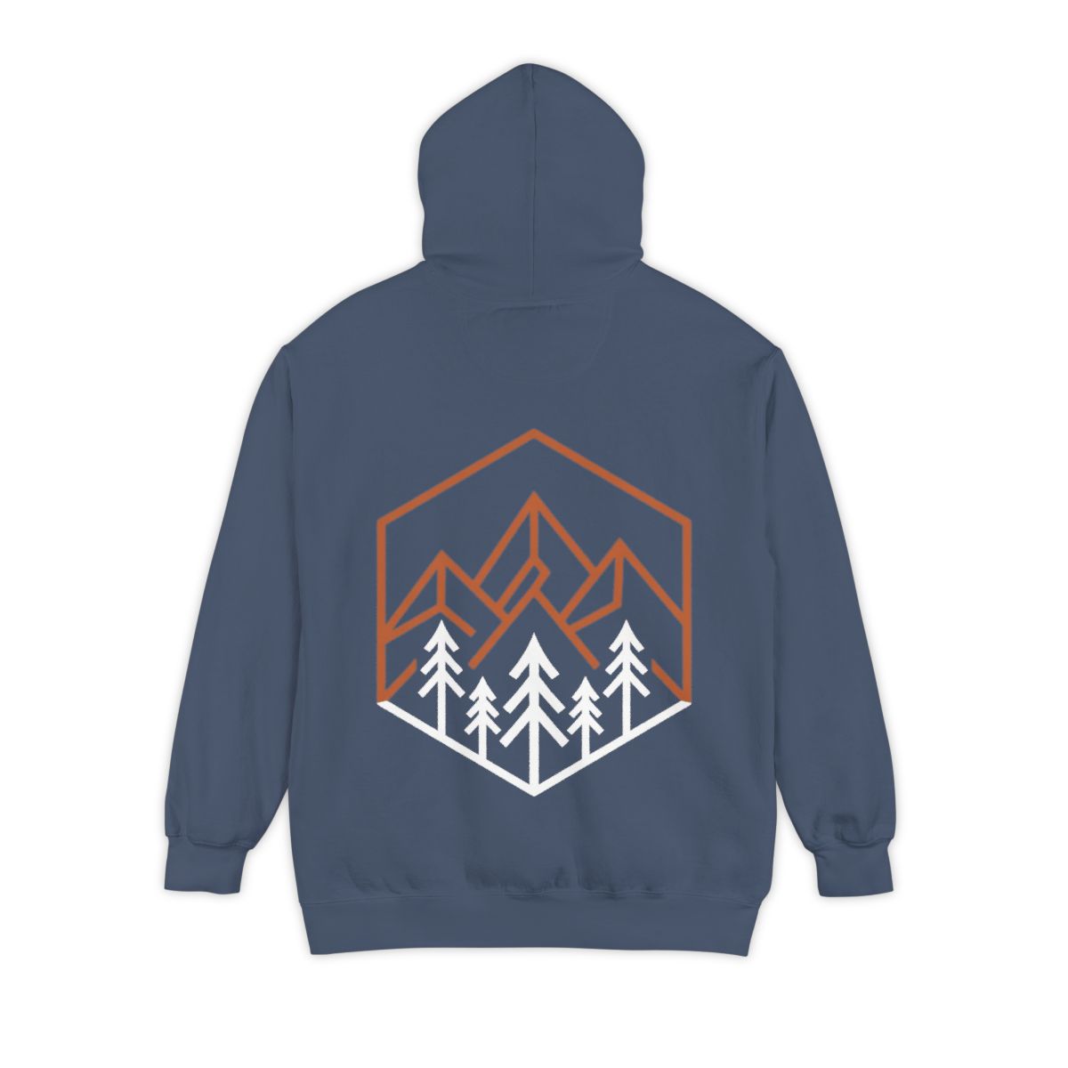 Color: Denim | Peaks Garment-Dyed Hoodie