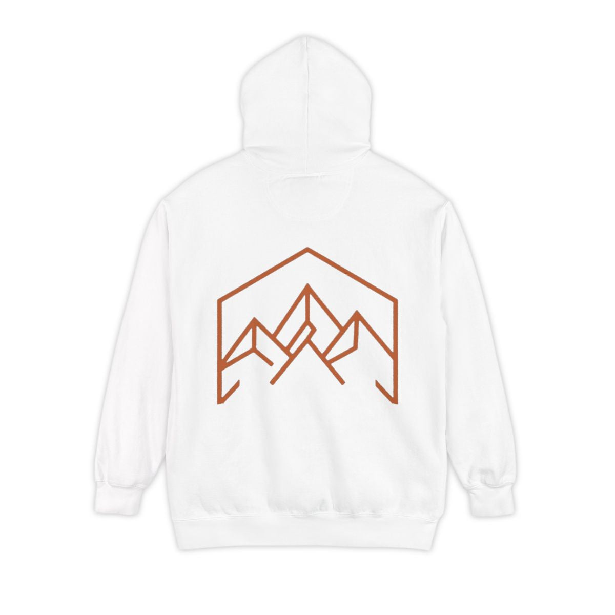 Color: White | Peaks Garment-Dyed Hoodie