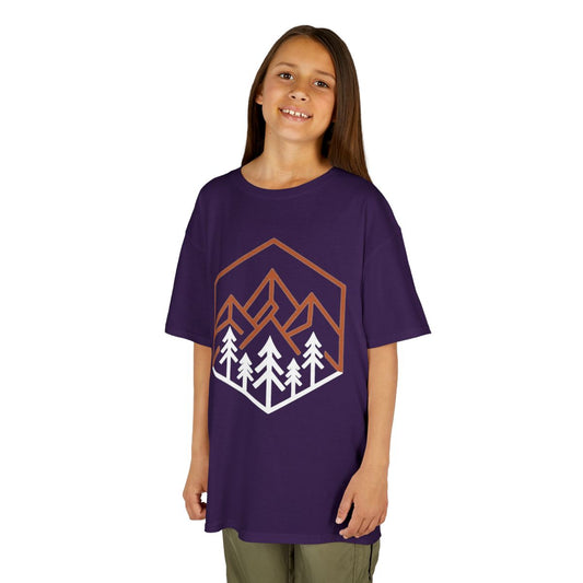 Color: Purple | Peaks Kids Tee