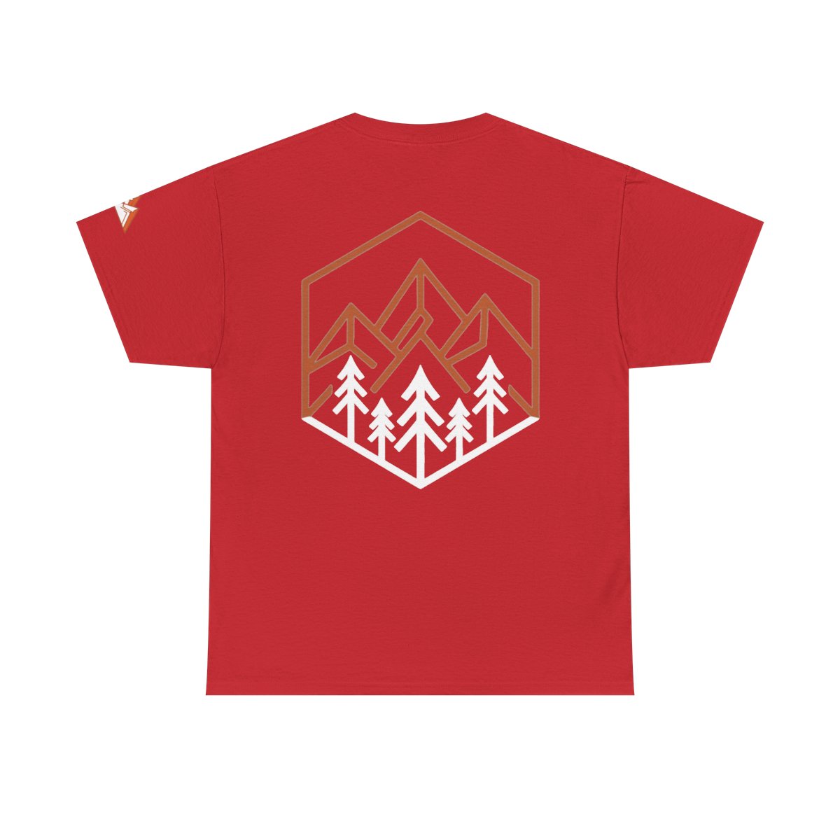 Color: Red | Peaks Premium Graphic Tee