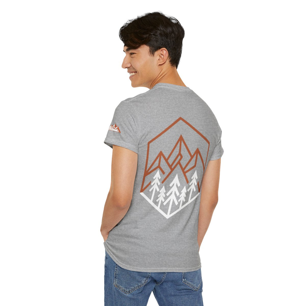 Color: Sport Grey | Peaks Premium Graphic Tee