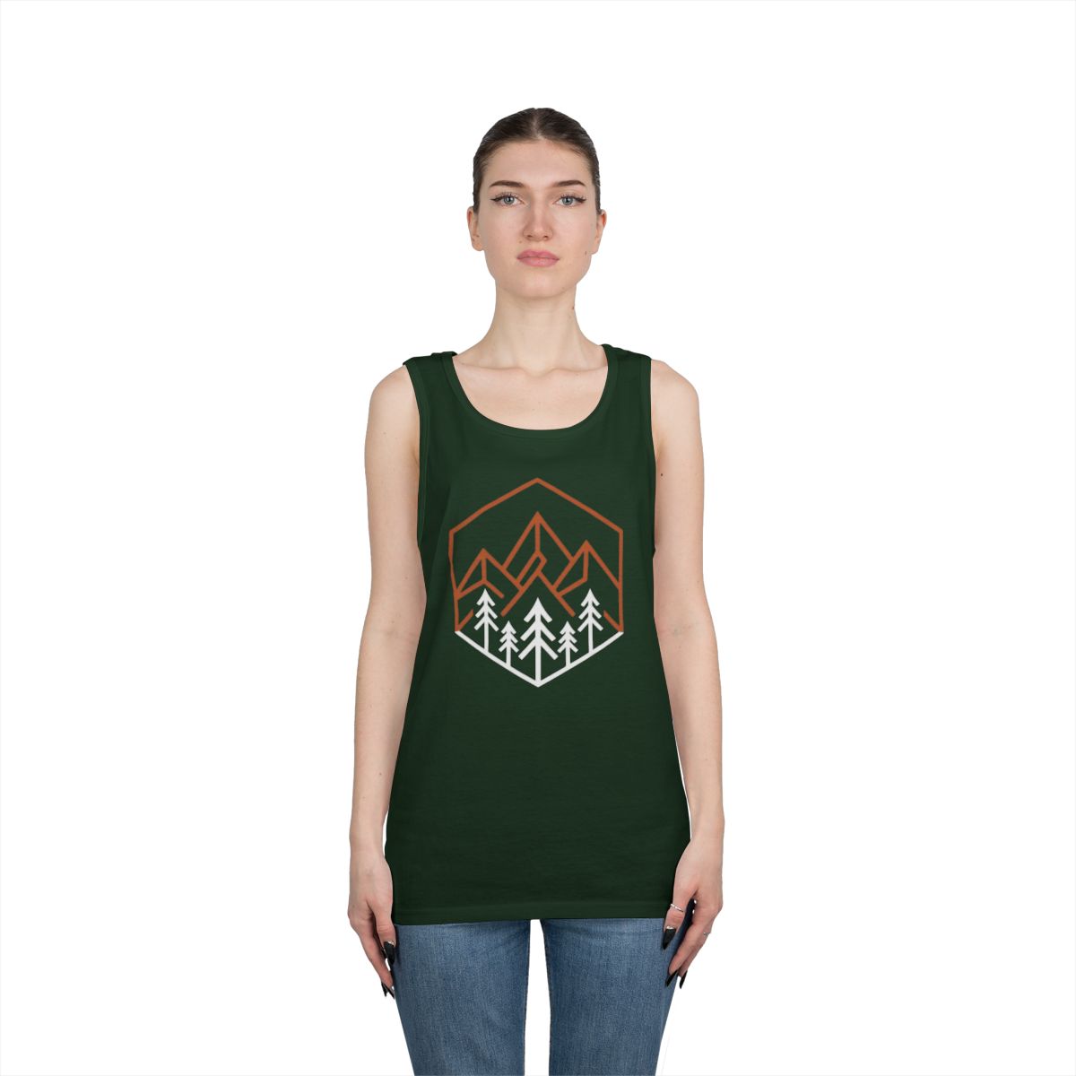 Color: Forest Green | Peaks Tank Top