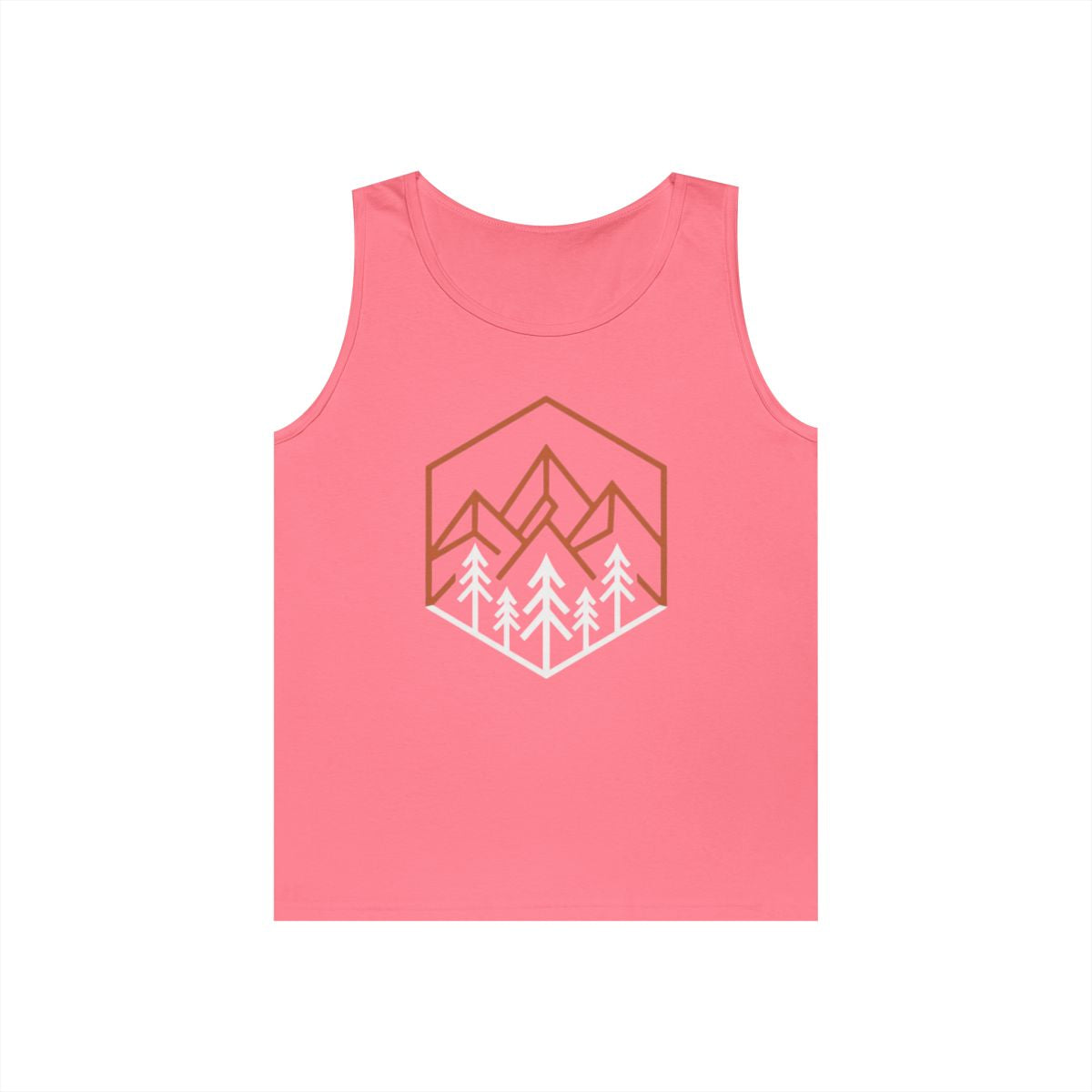 Color: Safety Pink | Peaks Tank Top