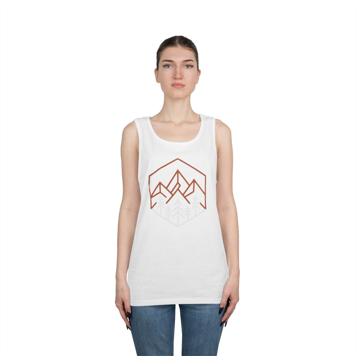 Color: White | Peaks Tank Top