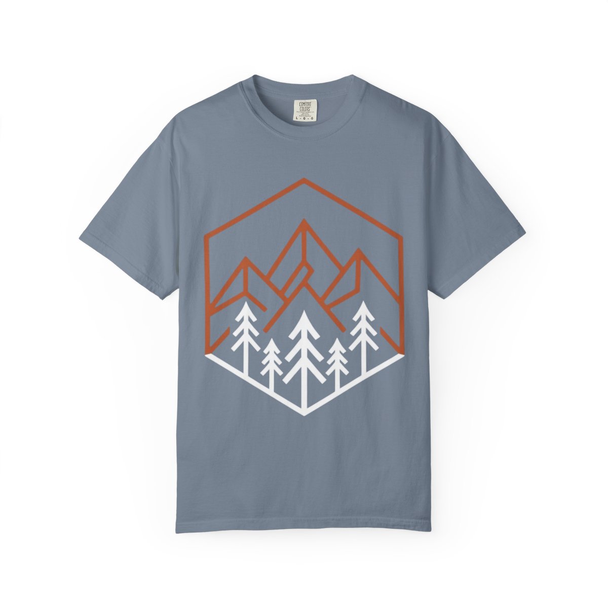Color: Blue Jean | Peaks Unisex Garment-Dyed Tee