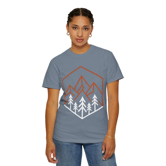 Color: Blue Jean | Peaks Unisex Garment-Dyed Tee