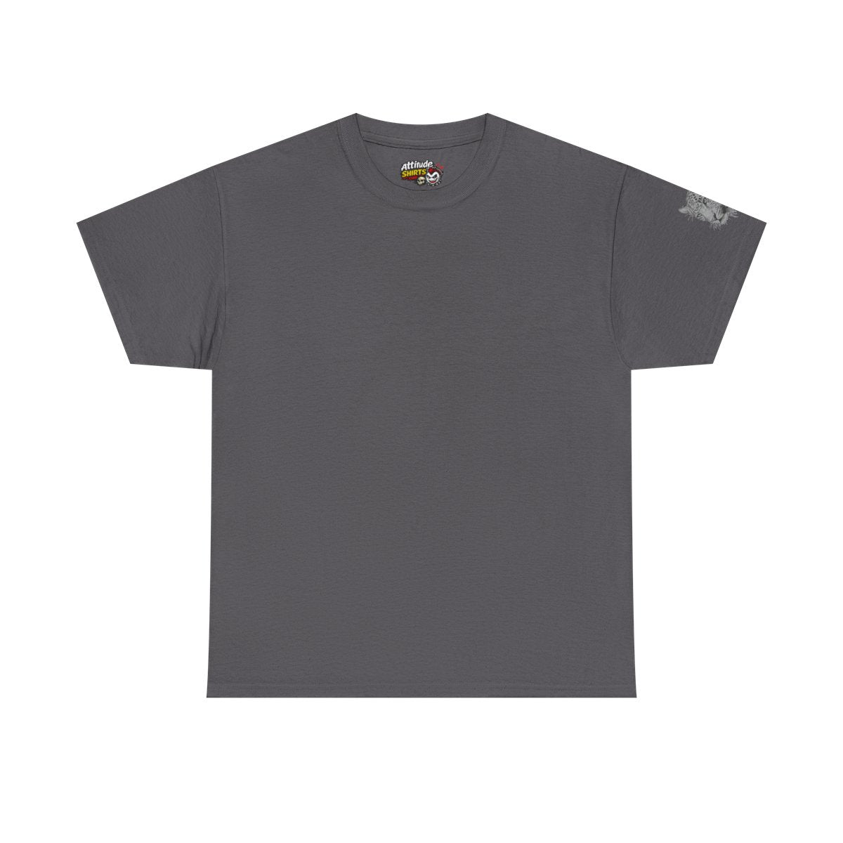 Color: Charcoal | Pencil Sketch Art Leopard Premium Graphic Tee