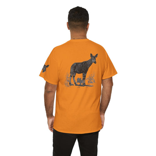 Color: Tennessee Orange | Pencil Sketch Art Okapi Premium Graphic Tee