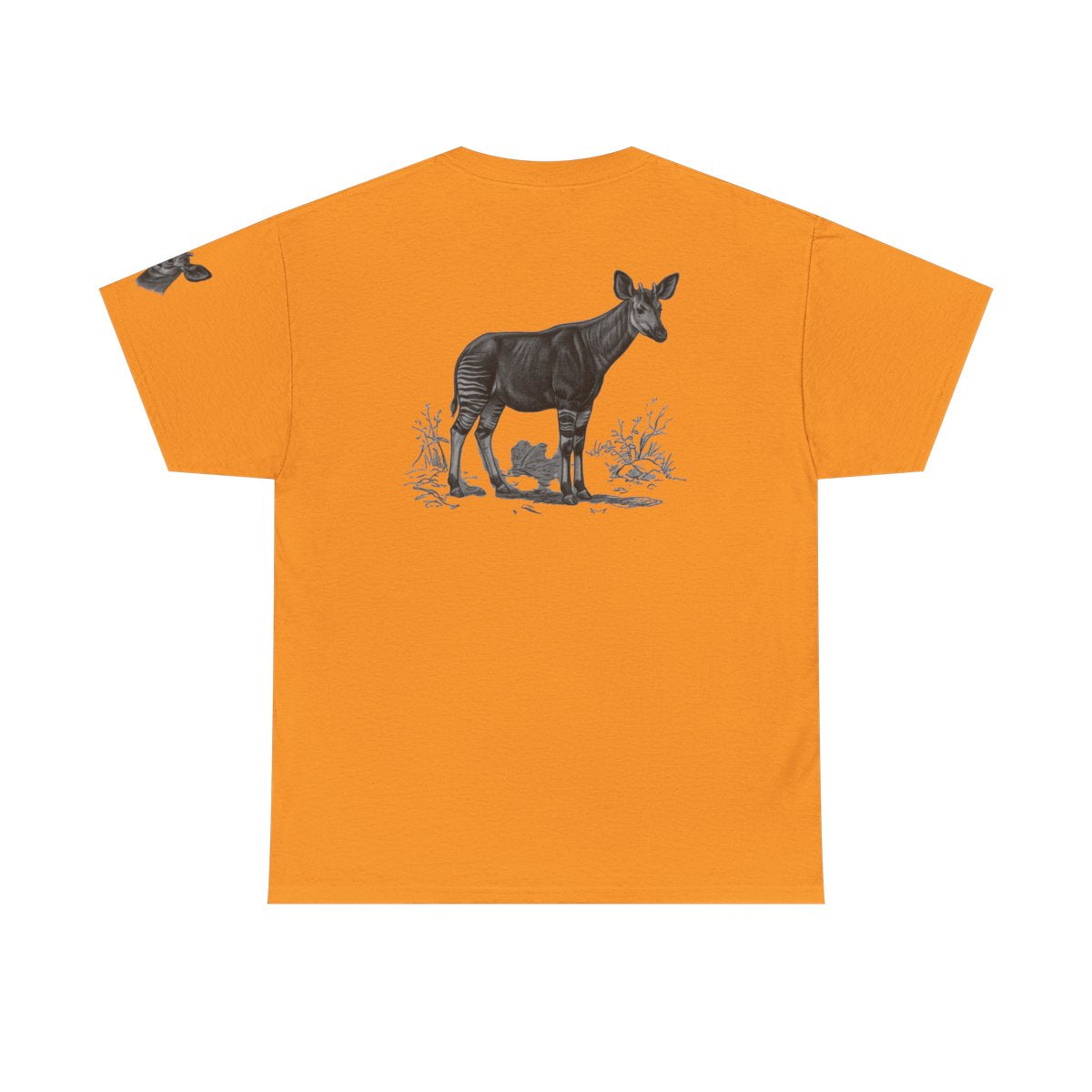Color: Tennessee Orange | Pencil Sketch Art Okapi Premium Graphic Tee