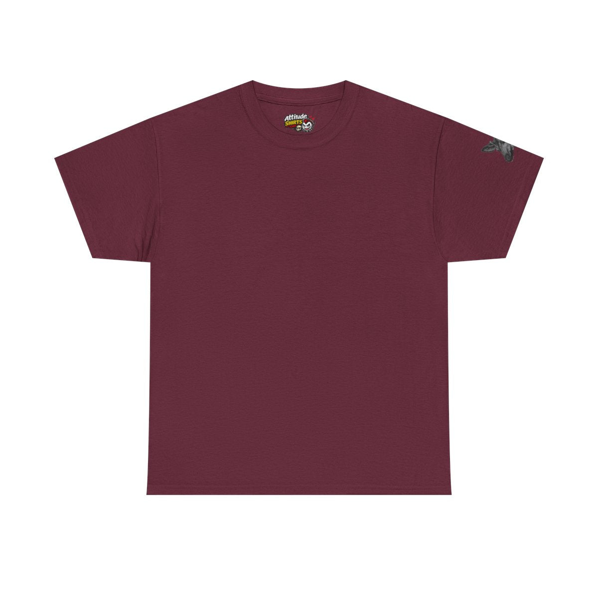 Color: Maroon | Pencil Sketch Art Okapi Premium Graphic Tee