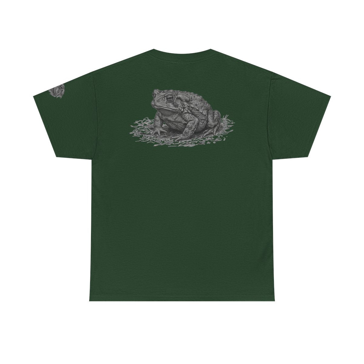 Color: Forest Green | Pencil Sketch Art Toad Premium Graphic Tee