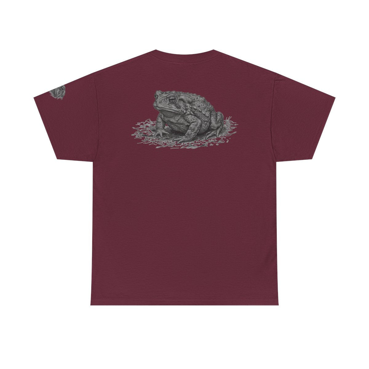 Color: Maroon | Pencil Sketch Art Toad Premium Graphic Tee