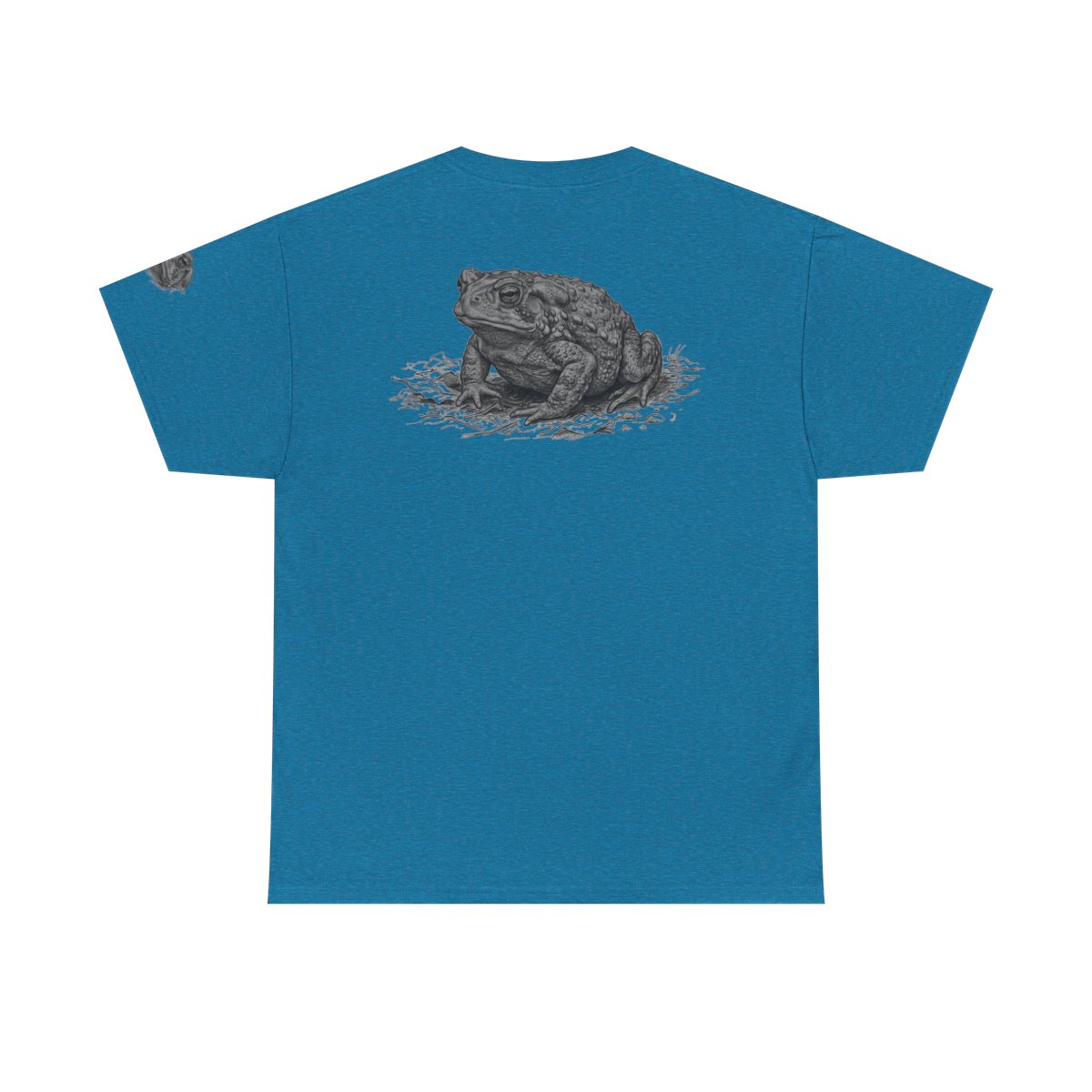 Color: Antique Sapphire | Pencil Sketch Art Toad Premium Graphic Tee