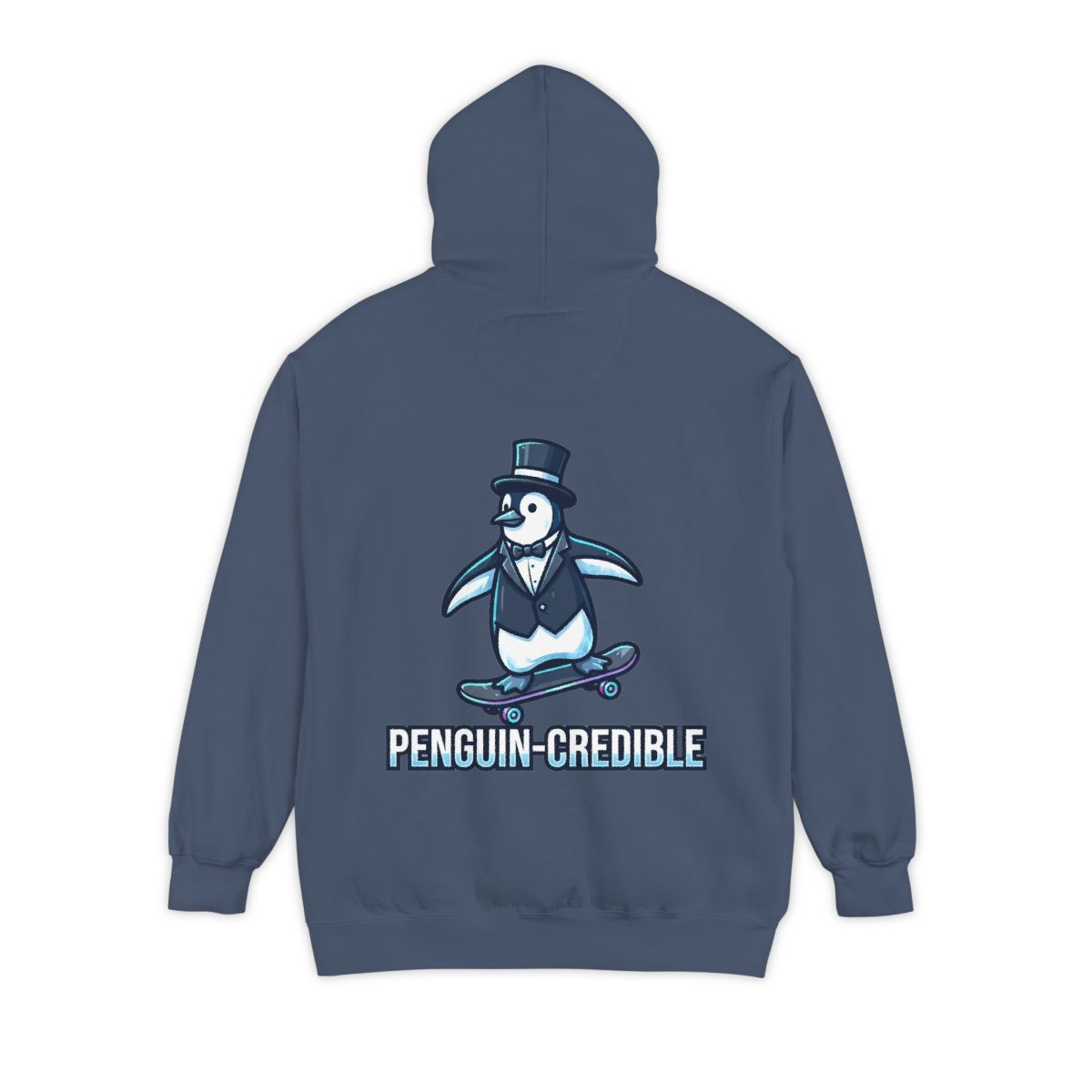 Color: Denim | Penguin Credible Garment-Dyed Hoodie