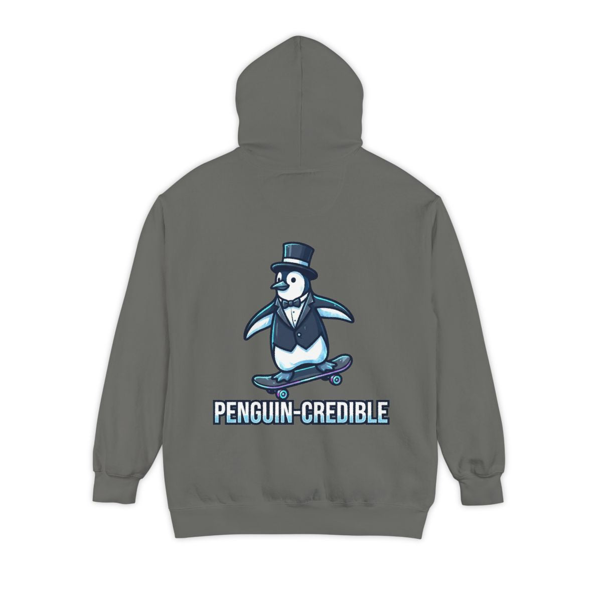 Color: Grey | Penguin Credible Garment-Dyed Hoodie