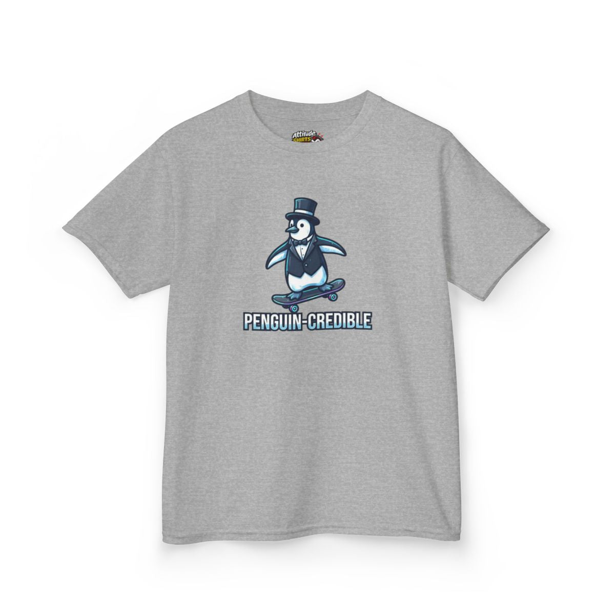Color: Sport Grey | Penguin Credible Kids Tee