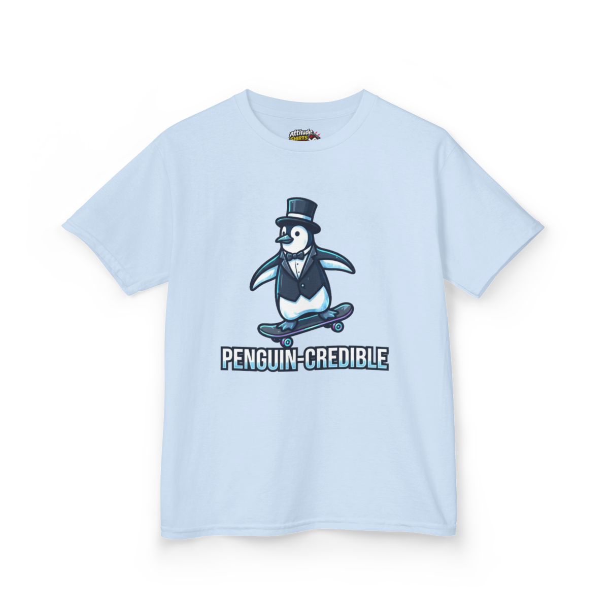 Color: Light Blue | Penguin Credible Kids Tee