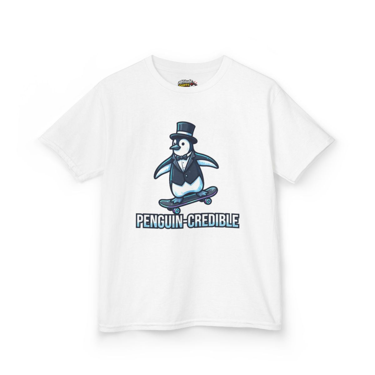 Color: White | Penguin Credible Kids Tee
