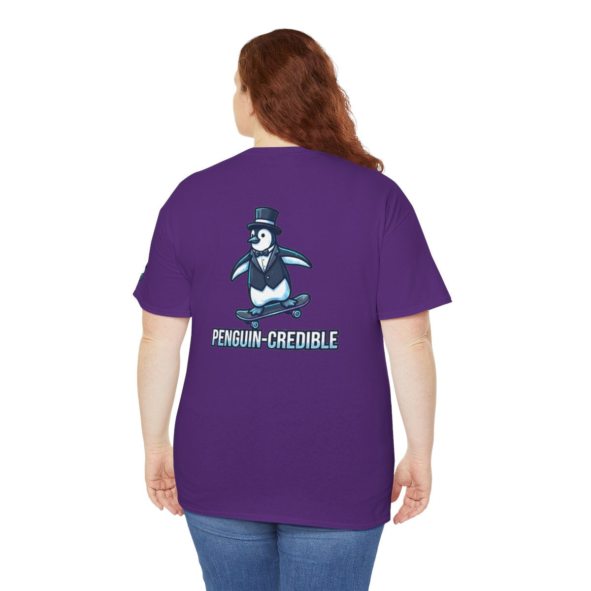 Color: Purple | Penguin Credible Premium Graphic Tee