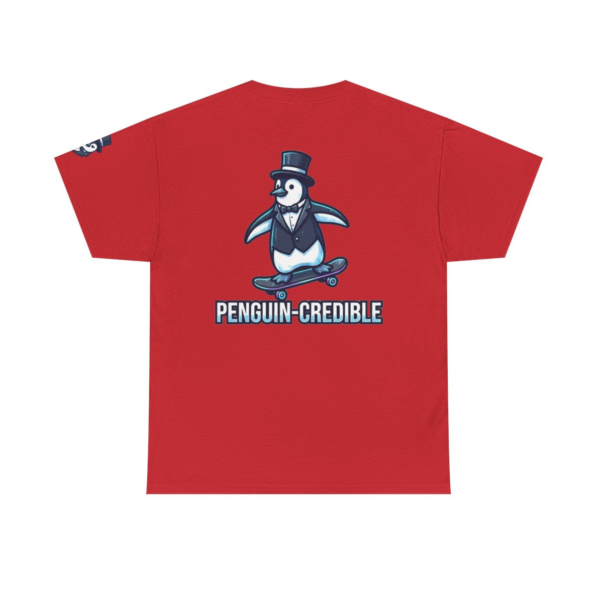 Color: Red | Penguin Credible Premium Graphic Tee