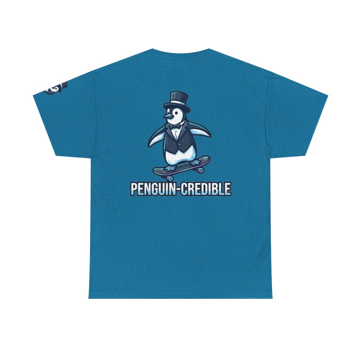 Color: Antique Sapphire | Penguin Credible Premium Graphic Tee