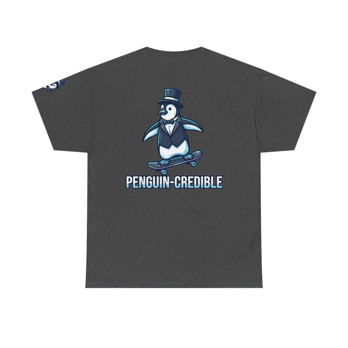 Color: Dark Heather | Penguin Credible Premium Graphic Tee