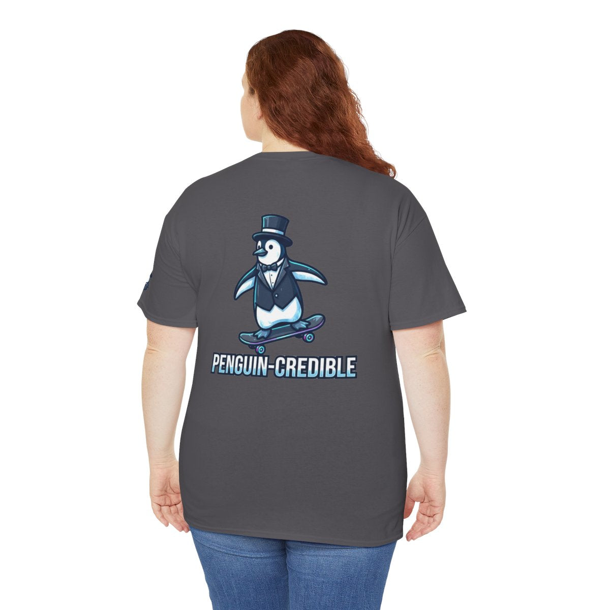Color: Charcoal | Penguin Credible Premium Graphic Tee