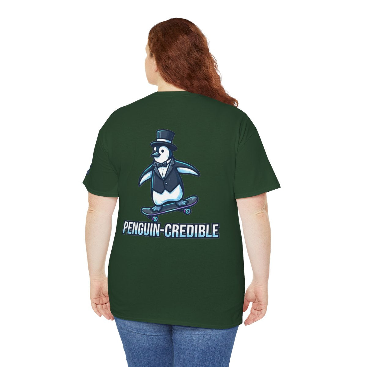 Color: Forest Green | Penguin Credible Premium Graphic Tee