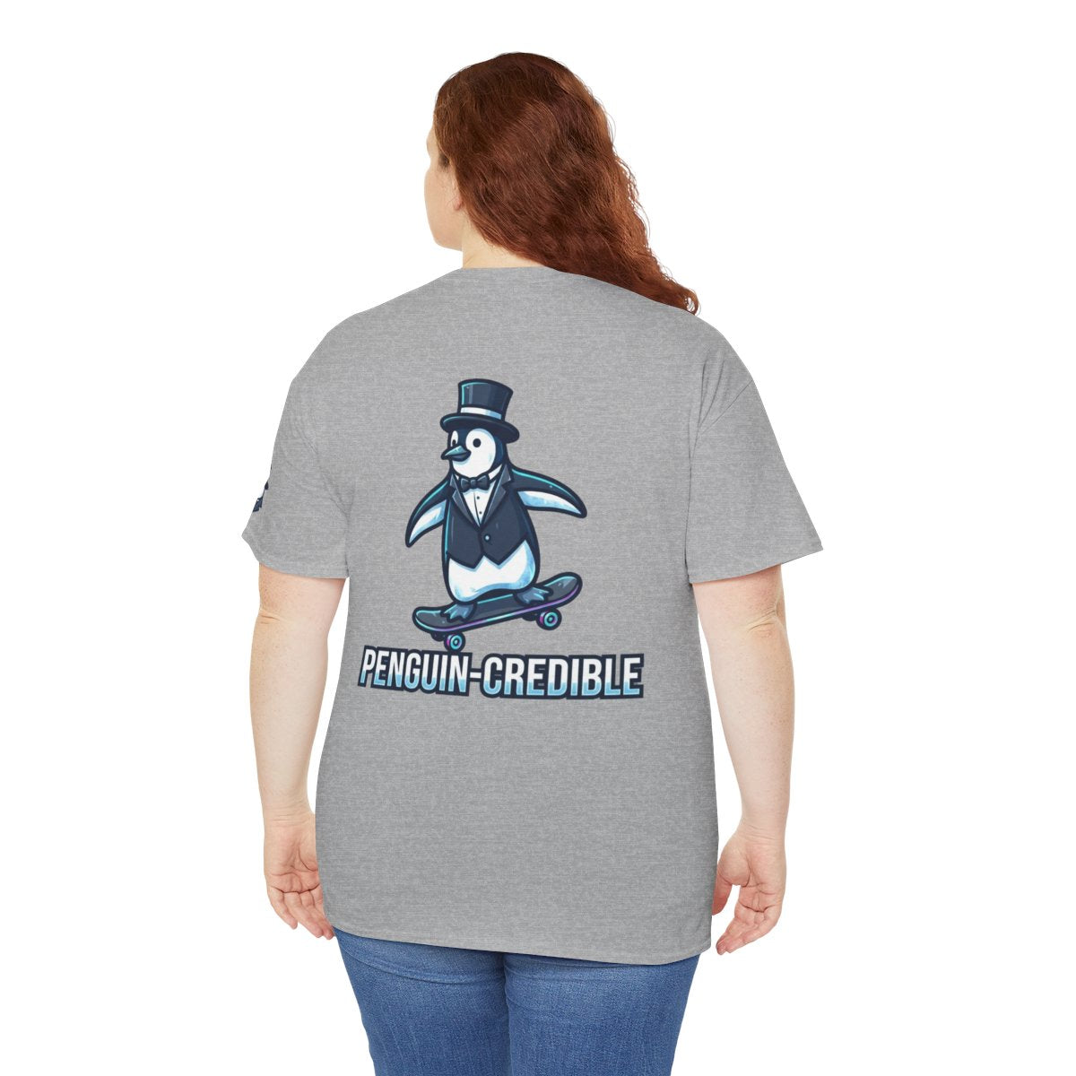 Color: Sport Grey | Penguin Credible Premium Graphic Tee